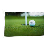 Design Your Own - Microfiber Waffle Golf Towel  (16” x 26”)