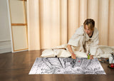 Custom Doodle Towel with Snow Day Design
