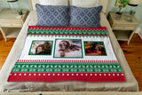 Sweaters, Sleighs, and Reindeer: Personalized Throw
