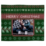 A Needlepoint Christmas: Personalized Throw Blanket