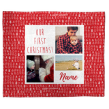 Our First Christmas: A Personalized Throw