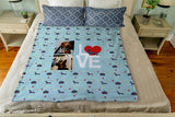 We Love Dachshunds - A Plush Pet Blanket (50” x 60”)
