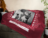 Personalized Holiday Plush Throw