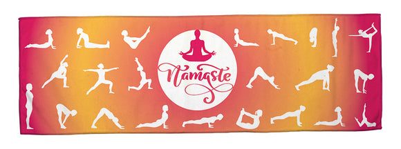 Namaste Sunset - Yoga Cooling Towel (34