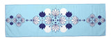 Circling Lotus  - Yoga Cooling Towel (34” x 11”)