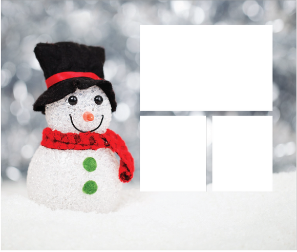 Snowman Holiday Throw Blanket (50” x 60”)