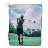 Design Your Own - Microfiber Waffle Small Golf Towel (15” x 18”)